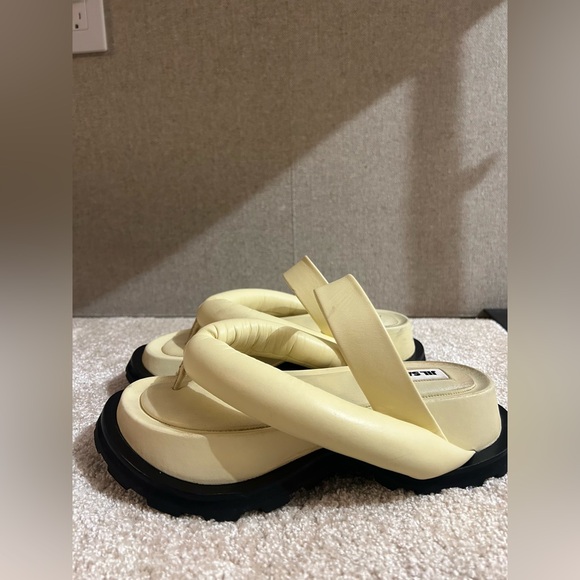 Jill Sander sandals yellow 7 - Picture 4 of 10